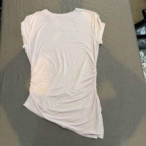 lululemon ruched Soft Pink Short Sleeve Tee